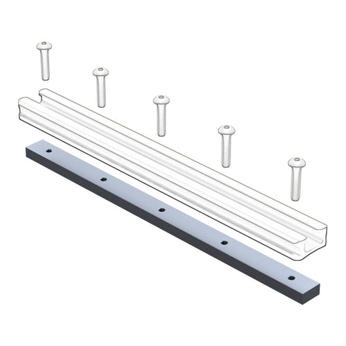 YakAttack Backing Plate Fullback – 8" Aluminum Support for GT90, GTSL90, GTTL90 GearTrac | Replaces Nuts and Washers | Snug-Fit Mount Plate | Yak Attack USA-Made