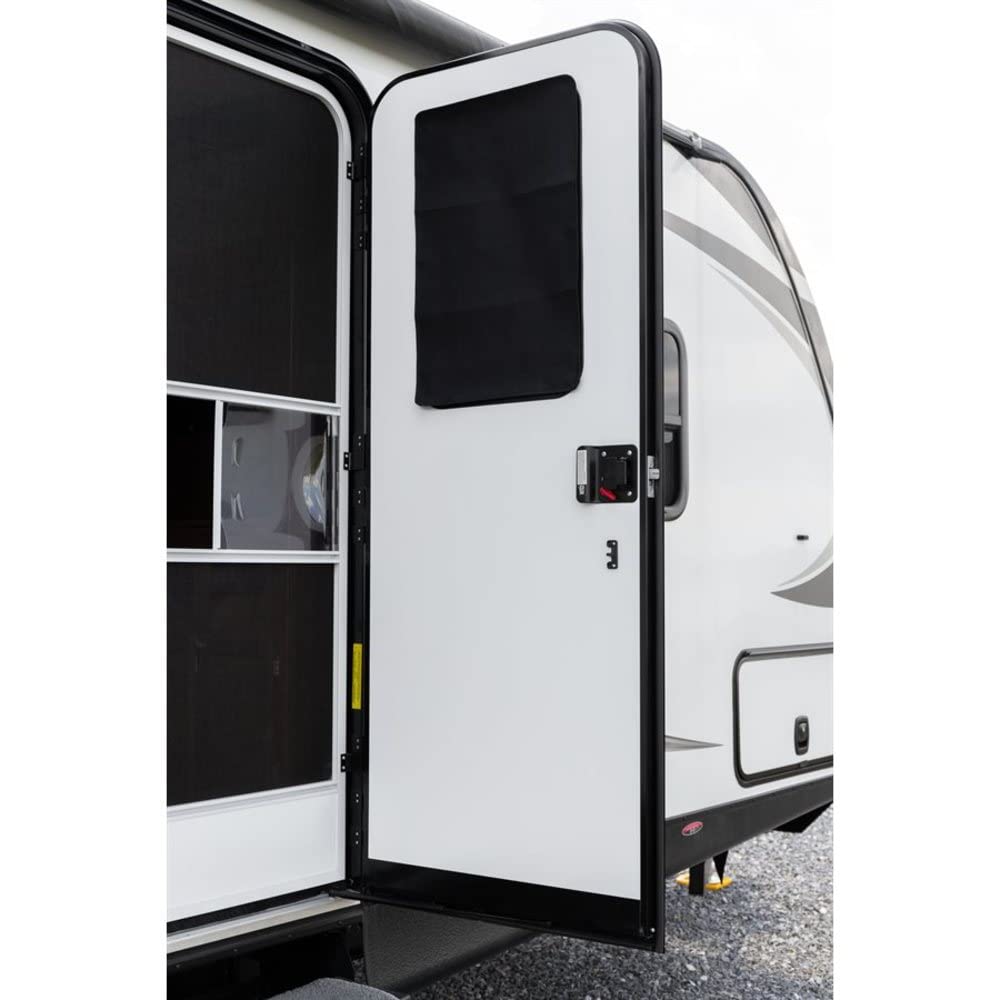 Camco Door Window RV Light Blocking Shade | Reduces The Interior Temperature of Your RV in Hot Weather | Provides Added Privacy | Easy to Install (45148)