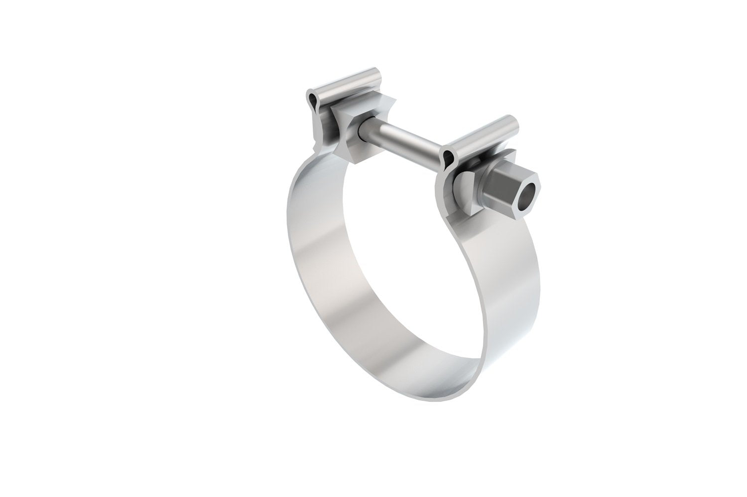 BORLA Accessory 4" T-304 Stainless Steel AccuSeal Single Bolt Exhaust Band Clamp 18340