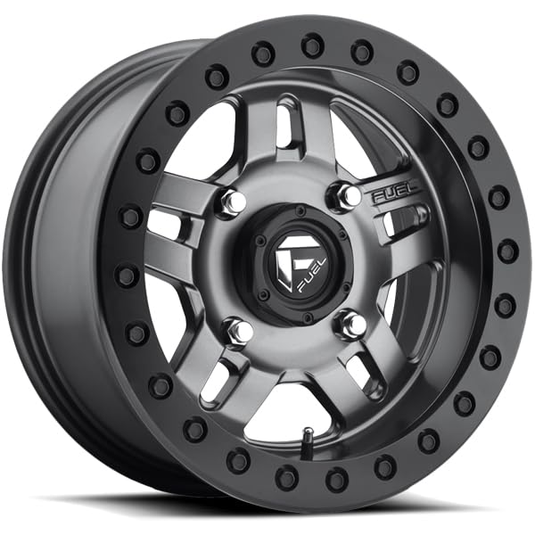 UTV FUEL ANZA BL - OFF ROAD ONLY MATTE GUN METAL ANZA BL - OFF ROAD ONLY 15x7 4x137.00 MATTE GUN METAL (38 mm) AUTOMOTIVE RIM