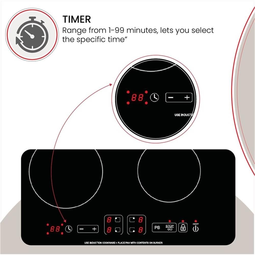 Equator 220V - Advanced Appliances 24" Built in Induction Cooktop 4 Burner