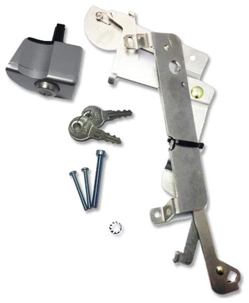 Manual Tailgate Lock for Honda Ridgeline – Pop & Lock, Fits 2005 to 2016 (Silver, PL6102, Traditional Design)