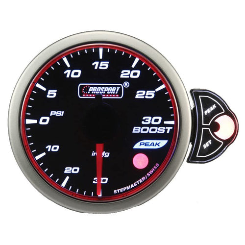 Prosport 216HLBO270-PK.PSI Performance Boost Gauge (Elec.) W/Sendr.- Blue/White/Amber 52mm-