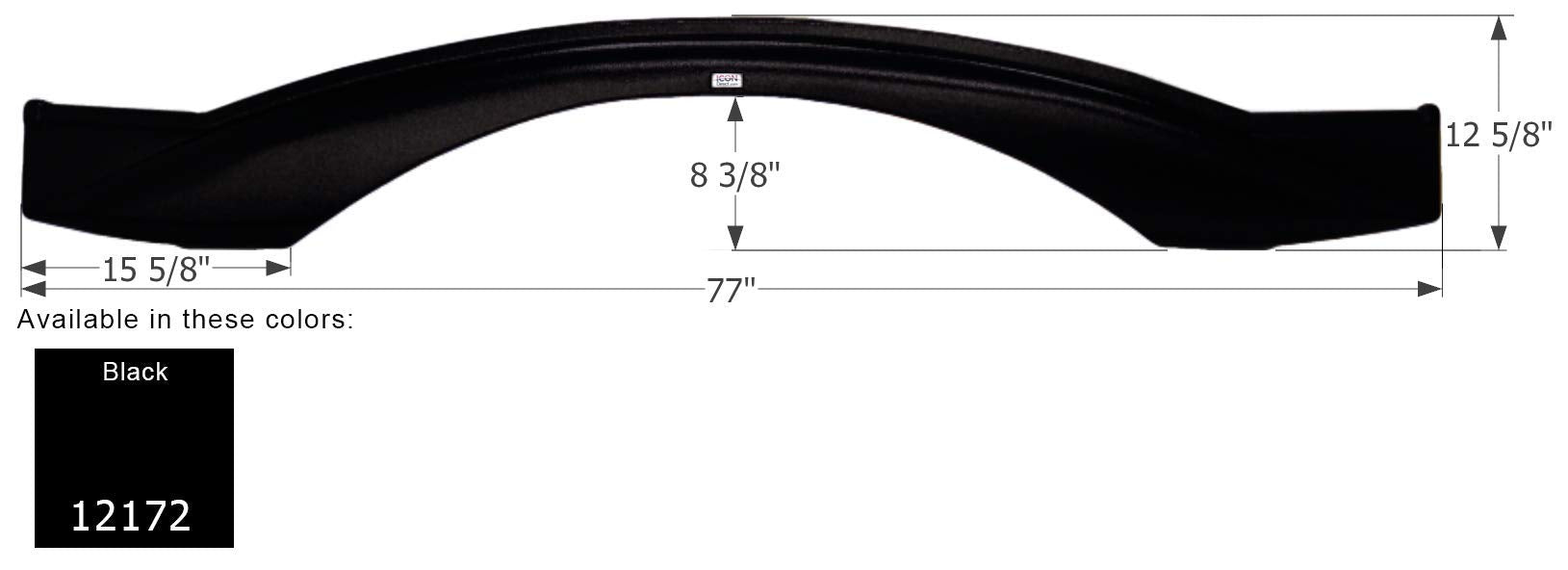 Fender Skirt ICON, Tandem, Keystone, FS2172, Black