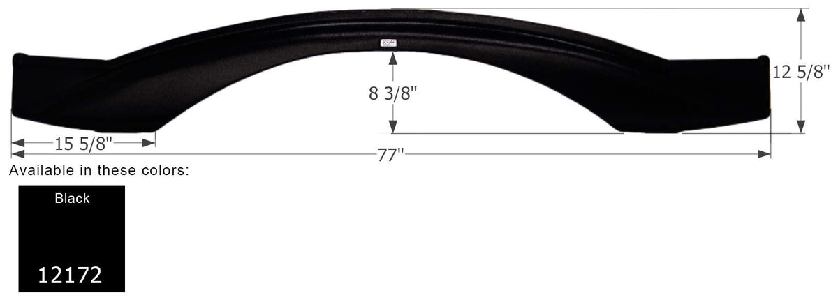 Fender Skirt ICON, Tandem, Keystone, FS2172, Black