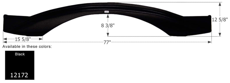 Fender Skirt ICON, Tandem, Keystone, FS2172, Black