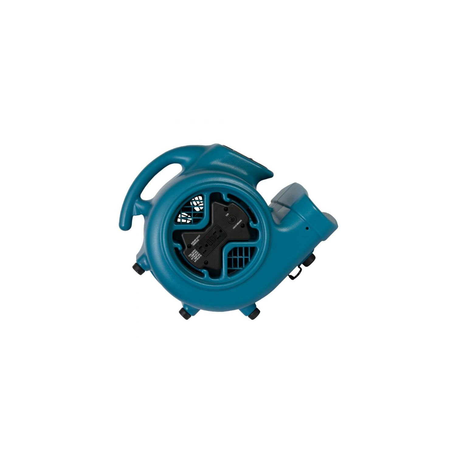 P-600A XPOWER 1/3 HP 2400 CFM 3 Speed Air Mover, Carpet Dryer, Floor Fan, Blower with Build-in Power Outlets