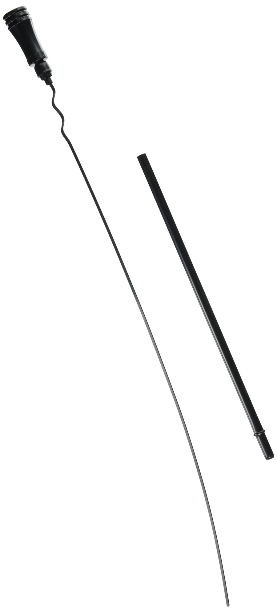 BLACK BILLET ALUM. HANDLE OIL DIPSTICK - TRANS-DAPT PERFORMANCE SB CHRYSLER (7155)