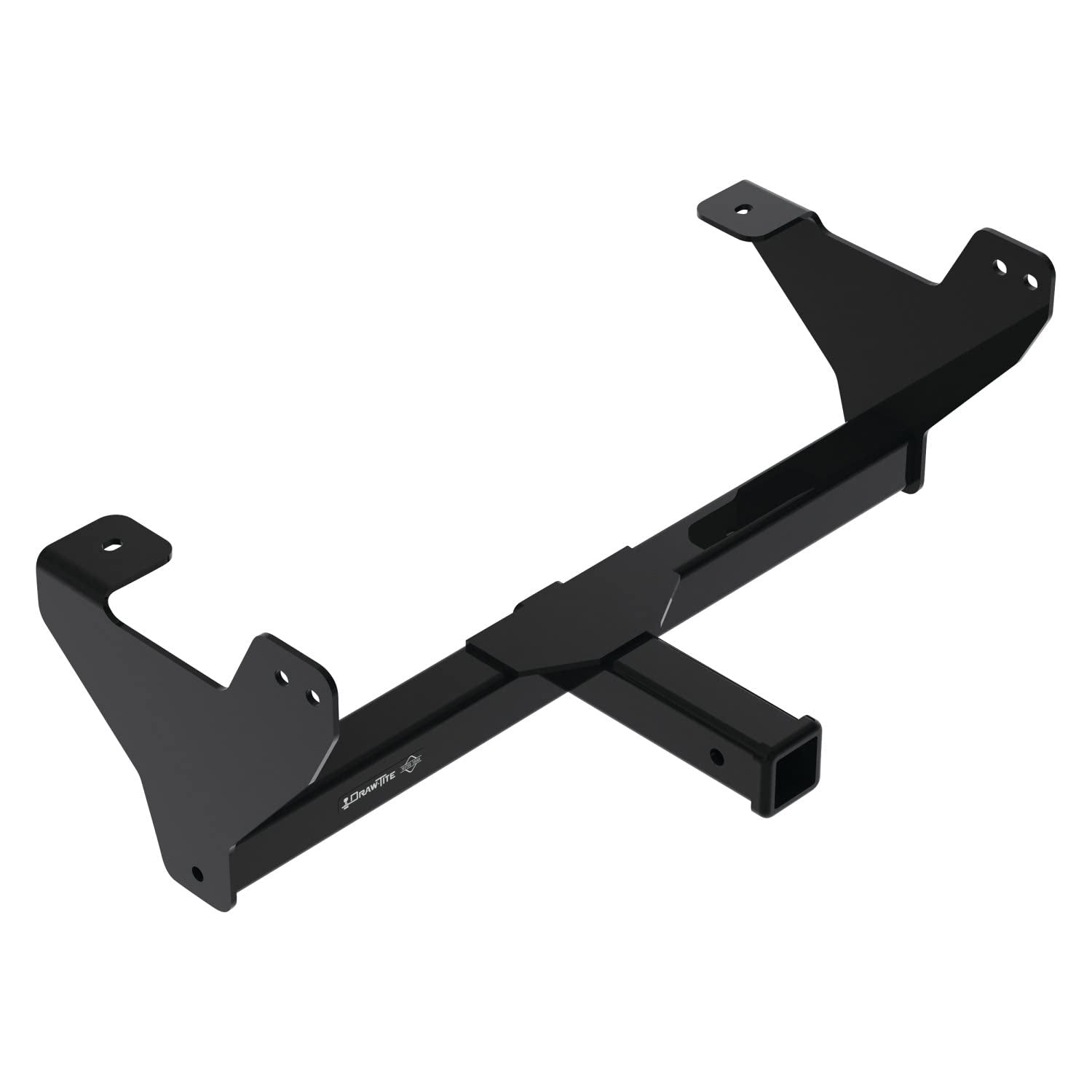 Front Mount Draw-Tite Hitch Receiver, 2 in. Receiver, Black, Compatable with 2019-2023 Chevrolet Silverado 1500, 2019-2023 GMC Sierra 1500