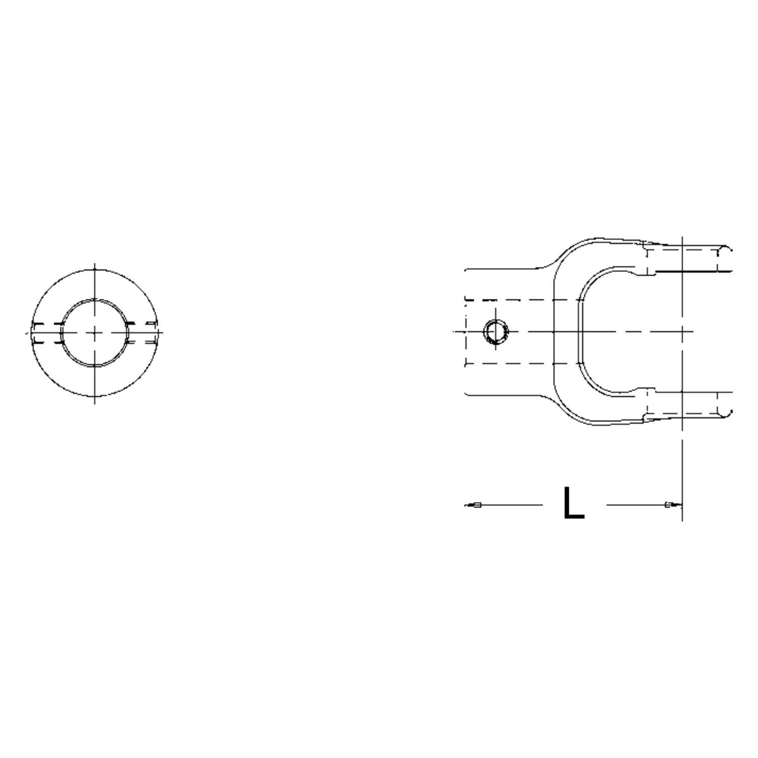 12-1330 Neapco Power Take Off End Yoke