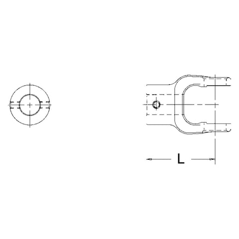 12-1330 Neapco Power Take Off End Yoke