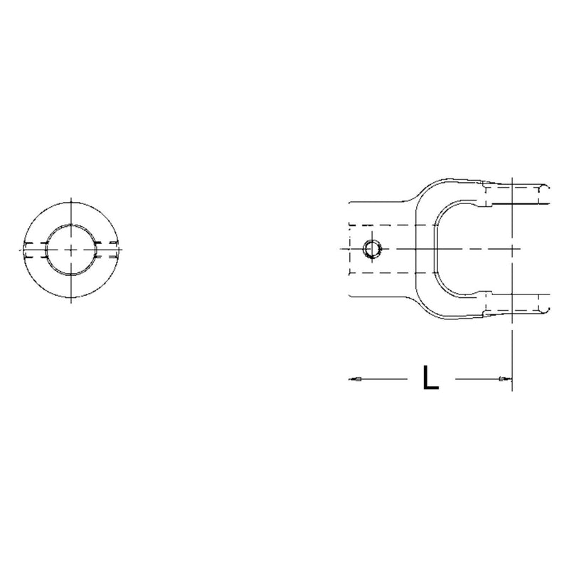 12-1330 Neapco Power Take Off End Yoke