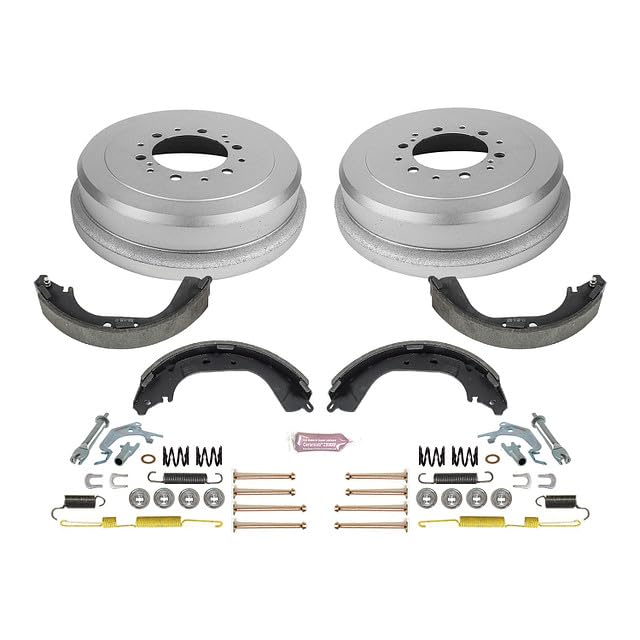 Power Stop KOE15313DK Rear Replacement Brake Kit-OE Brake Drums & Ceramic Brake Pads For Toyota 4Runner 1990-2000 [Model Specific]