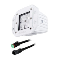 4 LED HEISE Marine Cube Light - Flush Mount - 3"