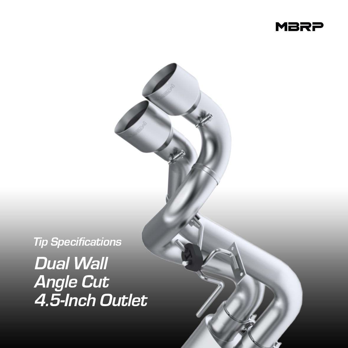 Exhaust System MBRP S5261AL Cat Back (2009-2014 Ford F150 3" Pre-Axle Dual Outlet, AL)