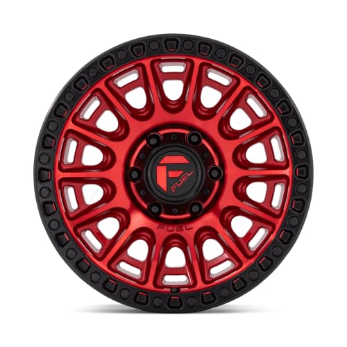 CYCLE FUEL OFF-ROAD 20X9 5X5.0 5.04 1mm CANDY RED WITH BLACK RING - D83420907550