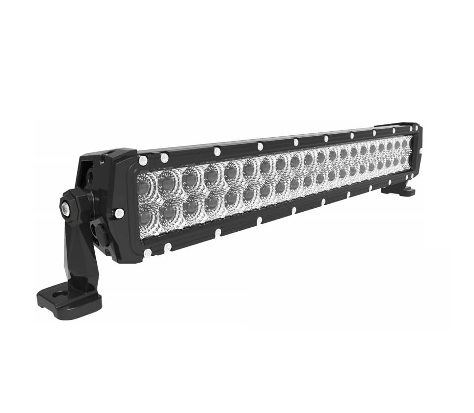 Beacon Black Horse Grille brush Bumper Guard Modular Come with 20in Double Row LED Light Compatible with 2021-2025 Ford Bronco ( Full Size )-BGFB21