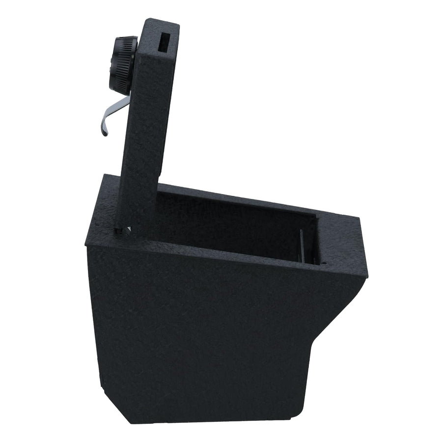 Center Console Safe Black Horse Security Lock Box, Black Gun Box Organizer, with 4 Digit Combination Resettable Lock Compatible with 2019-2023 BMW X5 -ASBX01