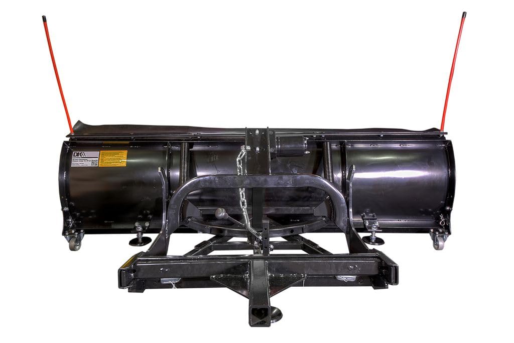 88-Inch DK2 Universal x 26-Inch Hitch-Mounted Winch-Driven Snowplow Kit