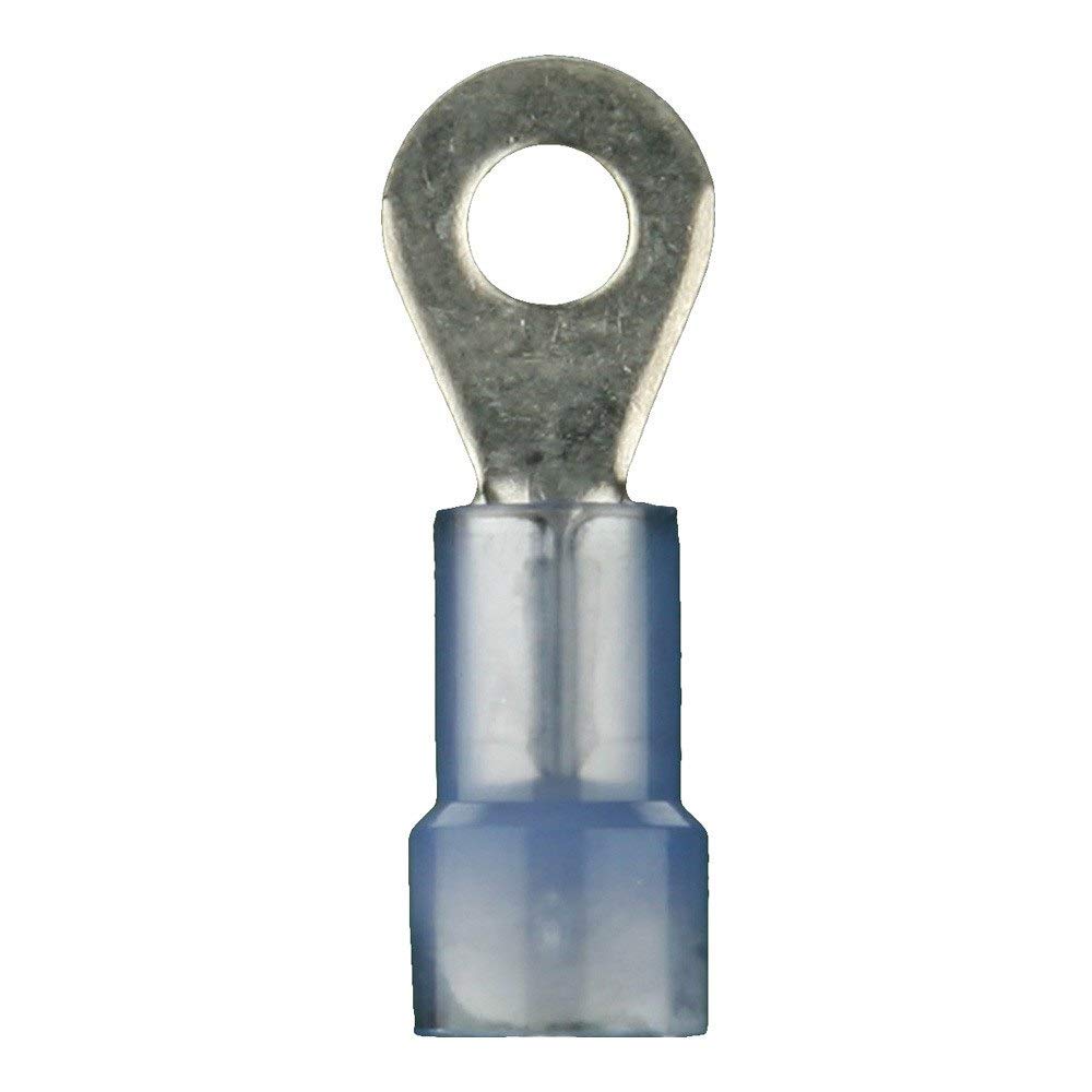 Install Bay 16/14 Gauge BNRT6 Ring Terminal Blue #6 - 100 Bag