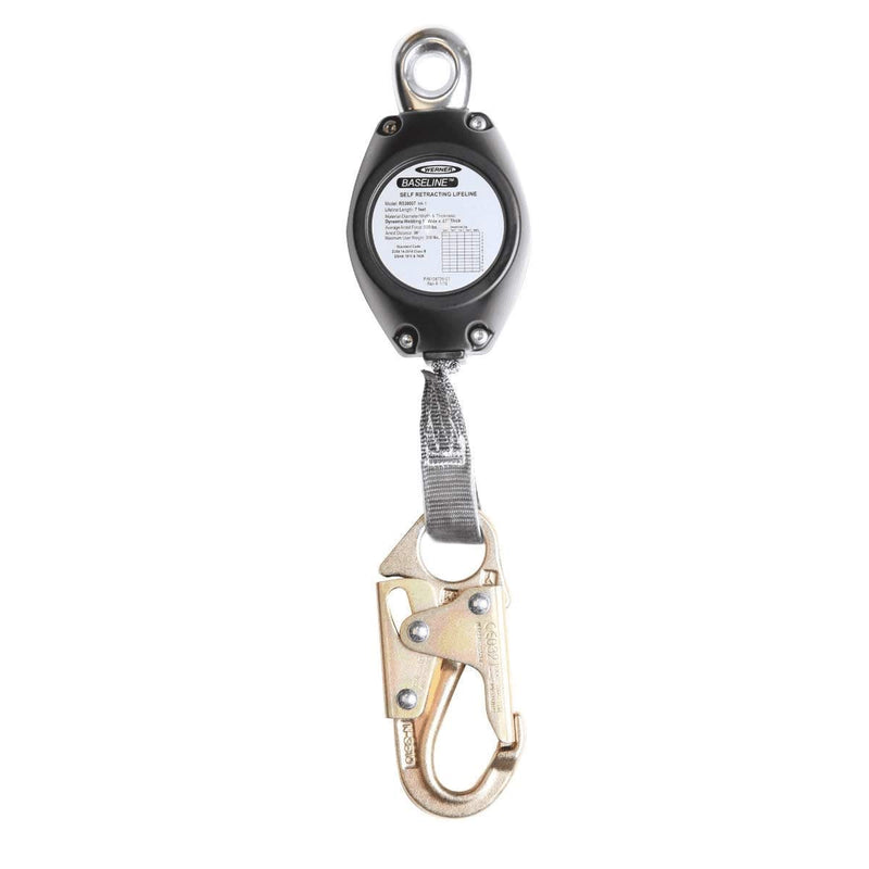 7-Foot Werner R530007 Baseline Web Self-Retracting Lifeline, 1per Pack