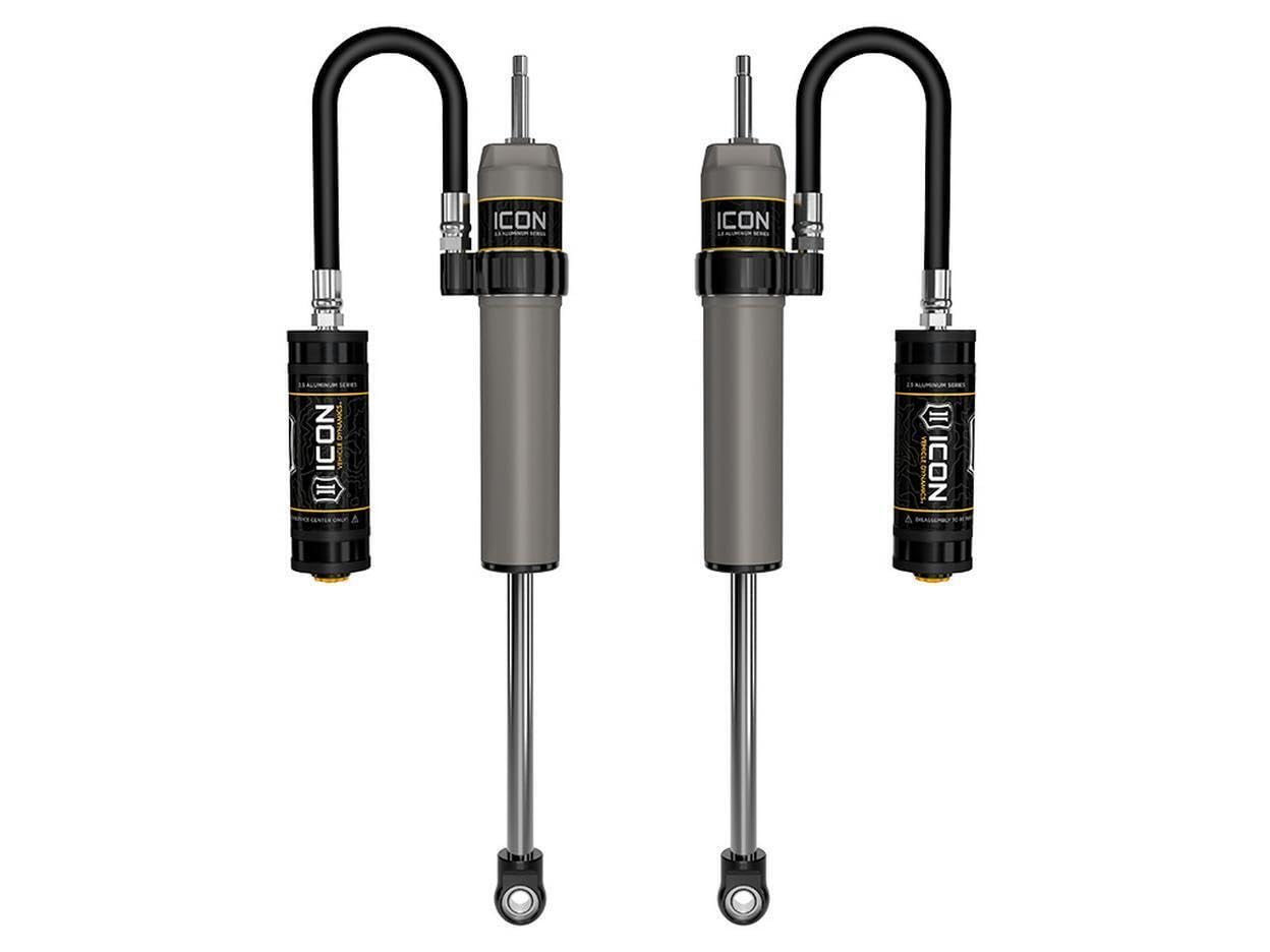 2022-2025 Toyota Tundra ICON 57840P 0-1.5 Lift/2023-2025 Sequoia 0-4" Lift, Rear, V.S. 2.5 Aluminum Series Shock Absorbers, Remote Reservoir, Pair