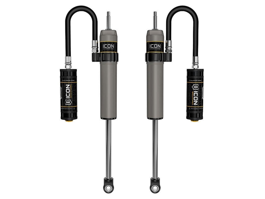 2022-2025 Toyota Tundra ICON 57840P 0-1.5 Lift/2023-2025 Sequoia 0-4" Lift, Rear, V.S. 2.5 Aluminum Series Shock Absorbers, Remote Reservoir, Pair