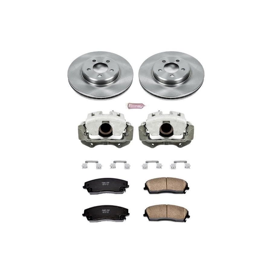 Power Stop KCOE1714 1-Click OE Replacement Brake Kit with Calipers For Chrysler 300, Dodge Challenger, Dodge Charger, Dodge Magnum [Model Specific]