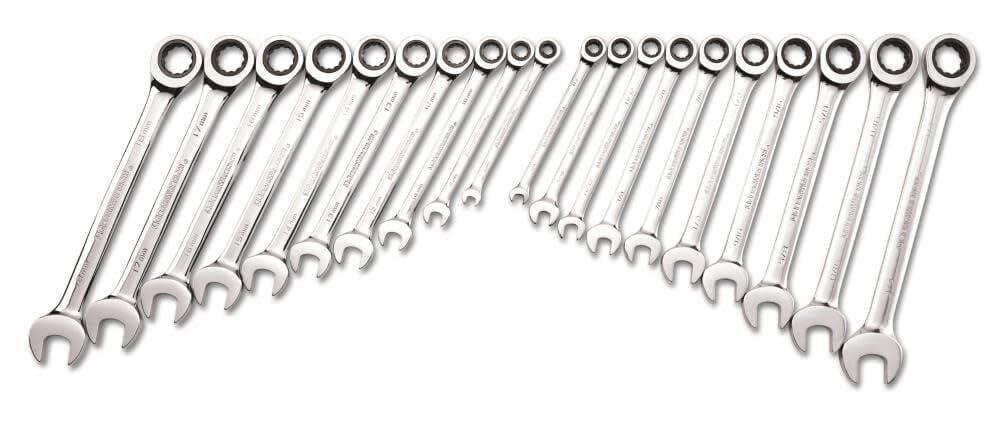 20 Pc. Gearwrench Sae/Mm Rat Comb Wr Set (35720-06)