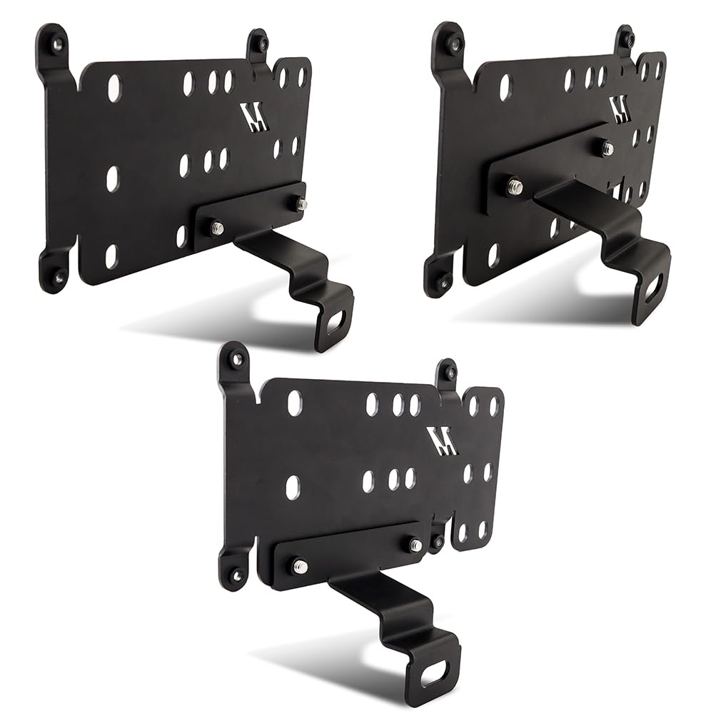 Mishimoto Relocation Kit License Plate, Fits Ford Bronco 2021+, Plastic Bumper