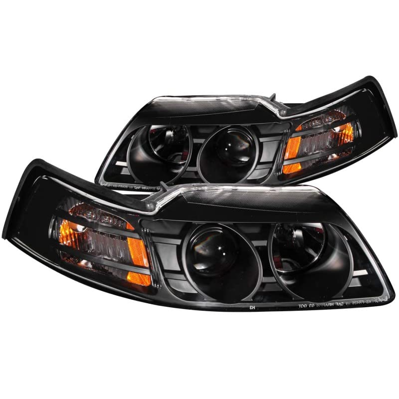 Projector Headlight Set-Black ANZO USA 121042