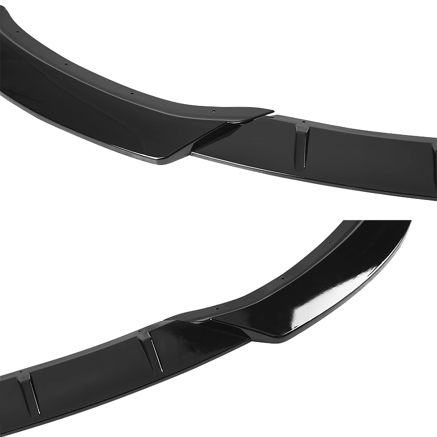 Glossy Black Spec-D Tuning Front Bumper Lip Spoiler Splitter Compatible with 2016-2019 BMW 3 Series F30 F35 328i 330i