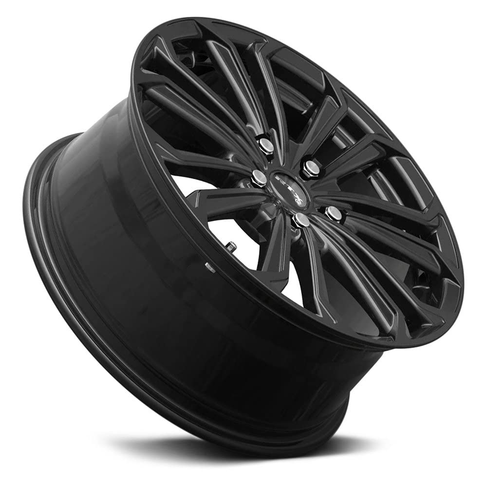 18x8 RTX Aura Gloss Black Wheels 5x114.3 42mm Offset