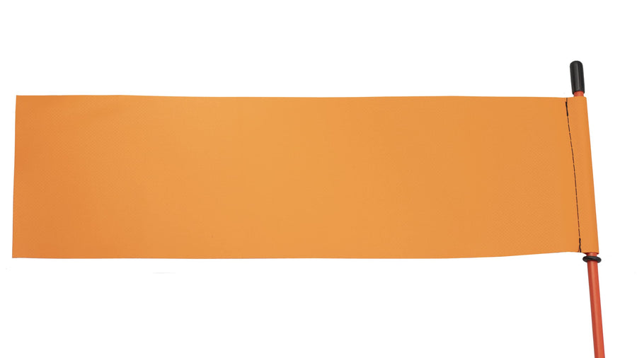 YakAttack MightyMount VISIFlag | 52" Safety Flag for Kayak Visibility | Includes Mounting Hardware | GearTrac & Rod Holder Compatible | CSPAI Compliant Vinyl | Made in USA