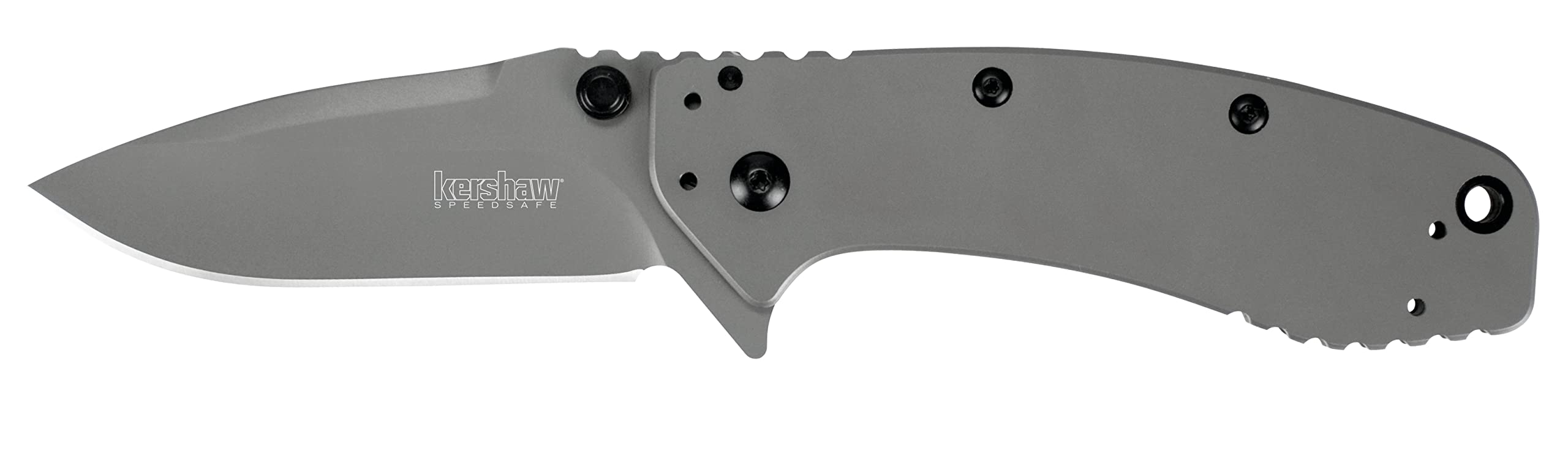 Kershaw Cryo II XL Pocket Knife, 3.25" 8Cr13MoV Steel Titanium-Coated Blade, Assisted Everyday Carry Pocket Knife