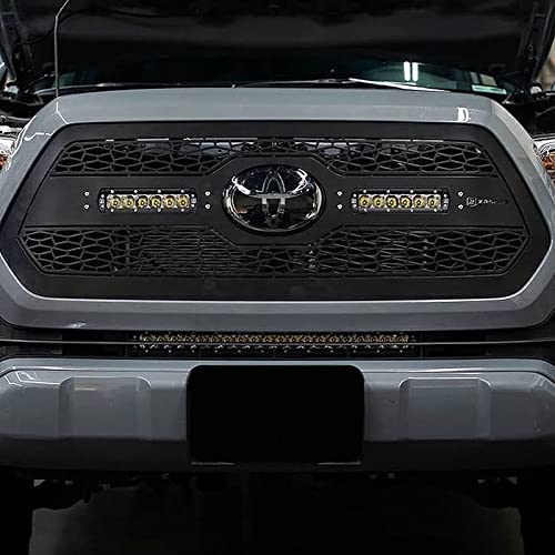 ZROADZ Grille, 2018-2021 Tacoma Black, Insert with (2) 6" LEDs, Does Not Fit Vehicles with Camera - PN #Z319511