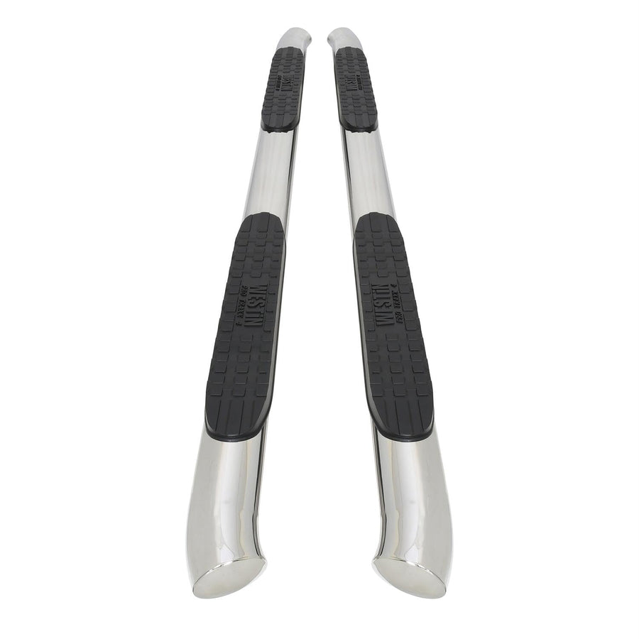 PRO TRAXX 4 Westin Oval Nerf Bars fits 2005-2023 Tacoma Double Cab Polished Pair