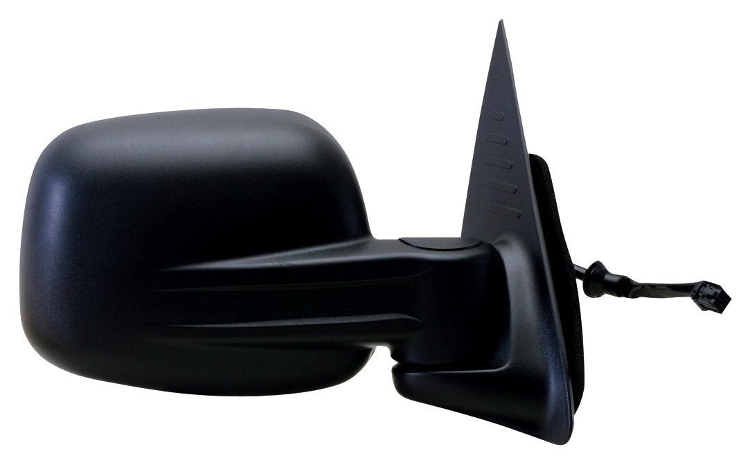 Fit System Mirror Passenger Side for Jeep Liberty, Black, Foldaway, Heated Power