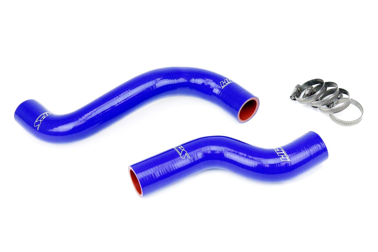 HPS Performance Blue Silicone Reinforced Radiator Coolant Hose Kit 57-1081-BLUE Compatible for Toyota 1995-1998 T100 3.4L V6
