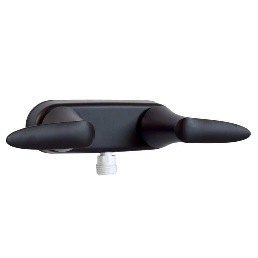 VALTERRA PF223703 Shower Valve Catalina - Vacuum Breaker - Matte Black w/Matte Black Blade Lever Handles