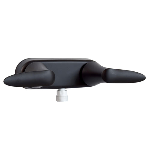 VALTERRA PF223703 Shower Valve Catalina - Vacuum Breaker - Matte Black w/Matte Black Blade Lever Handles
