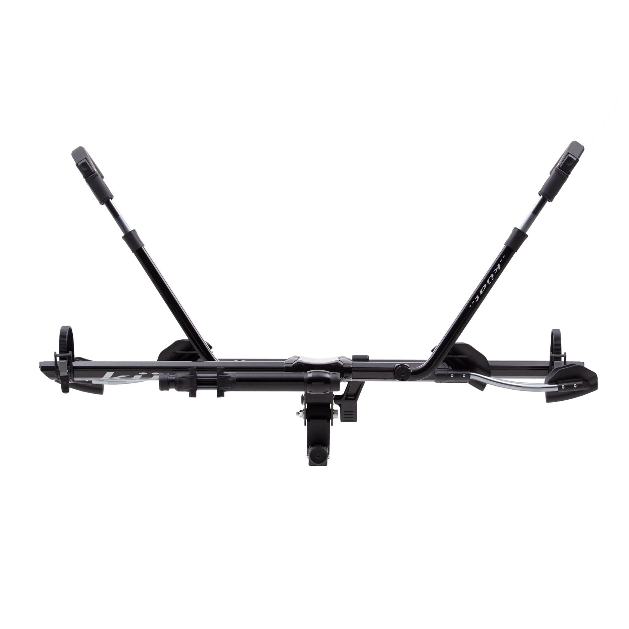 2-Bike Hitch Rack KUAT NV 2.0-2" | Robust 2-Bike Rack with Trail Doc for Riders & Cyclists | Rugged All-Metal Construction | E-Bike Compatible | Easy Installation, Black Metallic/Gray Anodize