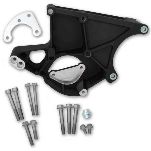 Holley LS/LT Accessory Drive Bracket 20-135BK - Driver's Side P/S & Alt Bracket