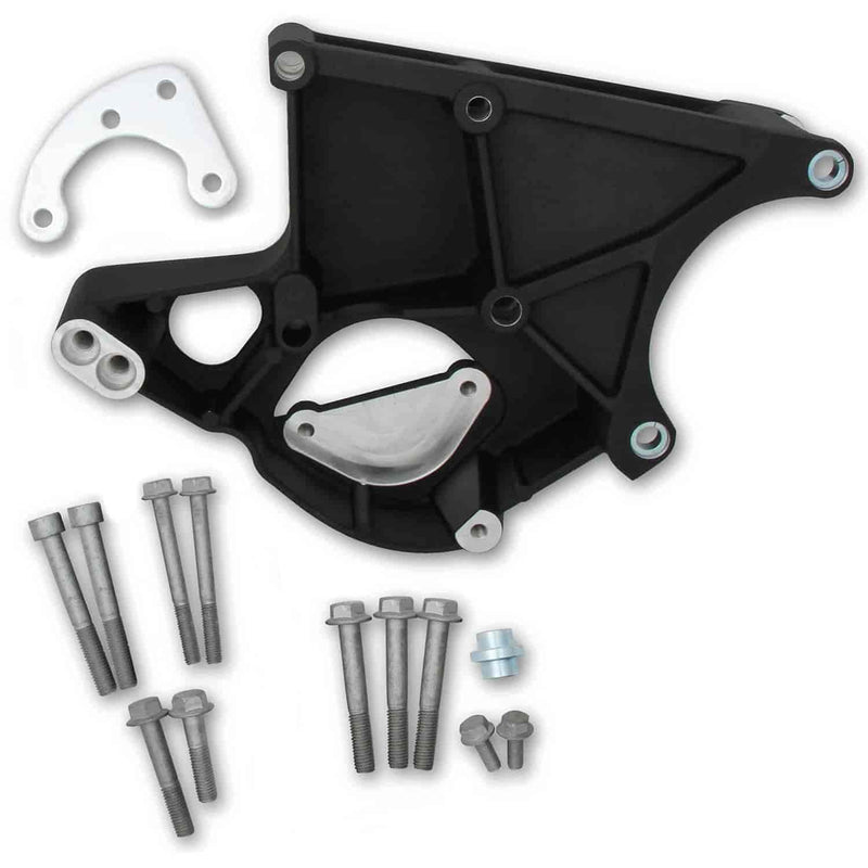 Holley LS/LT Accessory Drive Bracket 20-135BK - Driver's Side P/S & Alt Bracket
