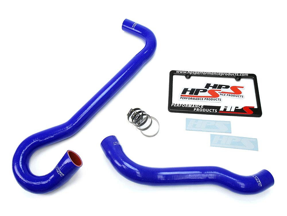 Blue HPS 57-1704-BLUE Silicone Radiator Hose Kit Coolant, 1 Pack