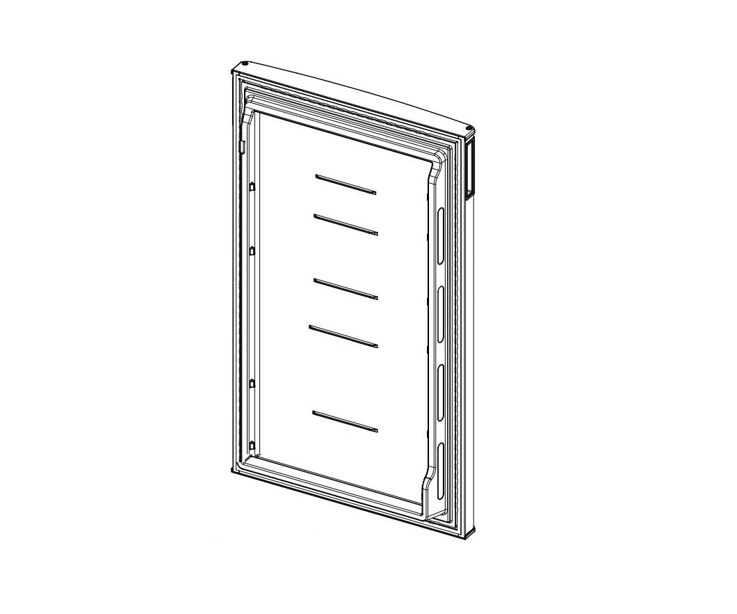 Norcold Ss 640467 Fresh Food Door Assembly
