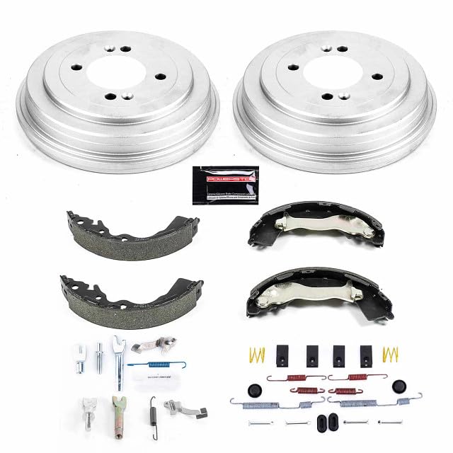 Power Stop Autospecialty KOE15396DK Rear Replacement Brake Kit-OE Brake Drums & Ceramic Brake Pads