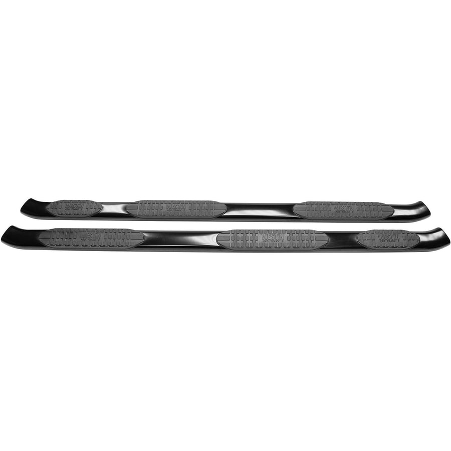 Westin PRO TRAXX 5 Oval Wheel to Wheel Nerf Bars fits 2007-2021 Tundra 6'5" Bed Double Cab Black Pair