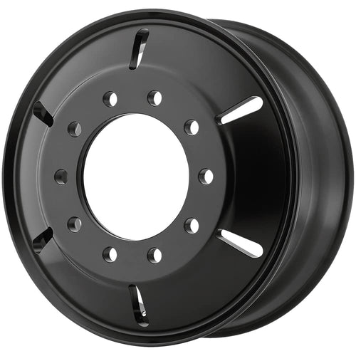 ATX ROULETTE AO403 S-BLK Mill Wheel with Aluminum (24.5 x 8.25 inches /10 x 285 mm, 144 mm Offset)
