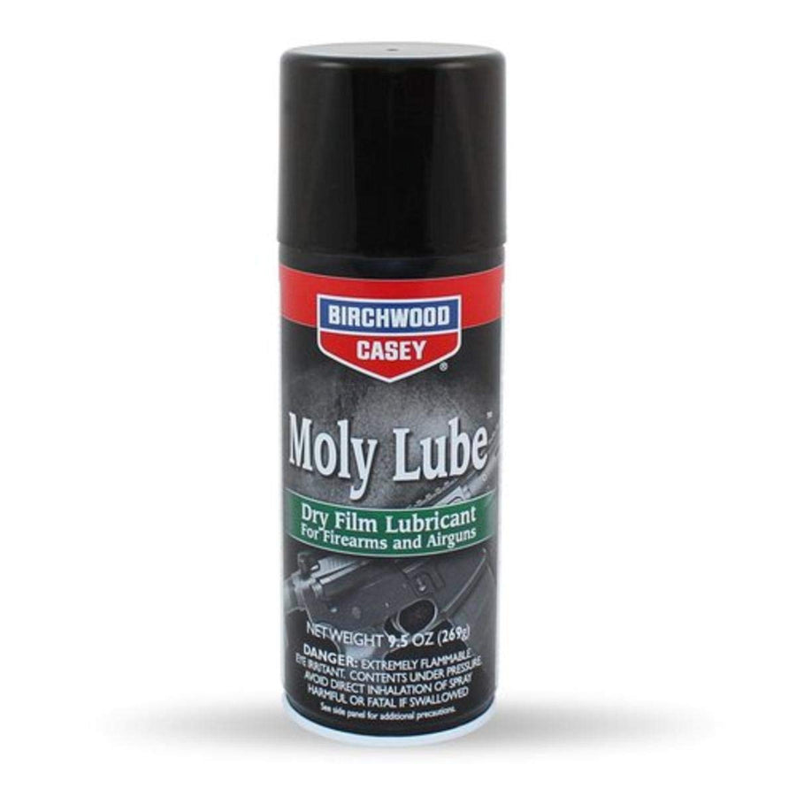 Moly Lube BIRCHWOOD CASEY Dry Film Gun Lubricant, 9.5oz Aerosol, Fast-Drying Long-Lasting Spray for Internal Lubrication of Moving Metal Gun Parts